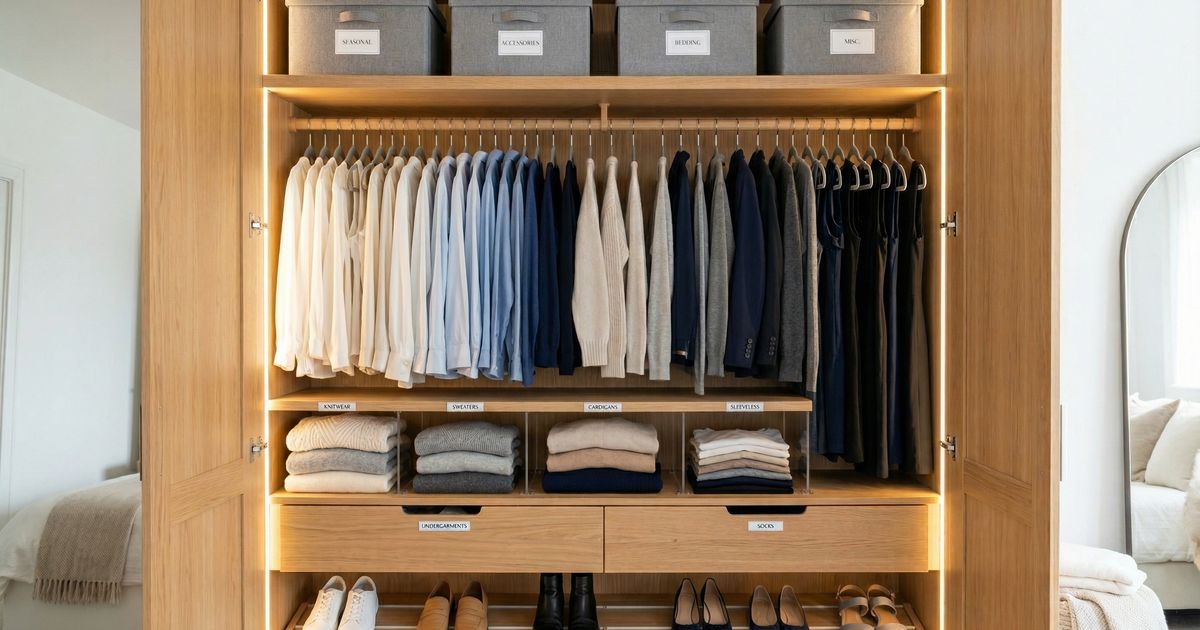 How to Organise Your Wardrobe From Scratch (2026)