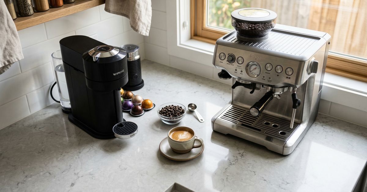 Pod Machine vs Bean-to-Cup: The Honest UK Comparison (2026)